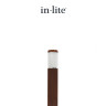 In-Lite LIV Corten Bollard Light 372mm