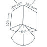 In-Lite ACE UP-DOWN 100-230v Dark Grey Wall Light 100mm