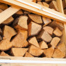Kiln Dried Alder Logs 1.22m³ Box Stacked