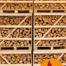 Kiln Dried Alder Logs 1.22m³ Box Stacked