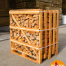 Kiln Dried Alder Logs 1.22m³ Box Stacked