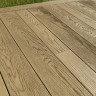 Millboard Enhanced Grain SB Golden Oak Decking Board 126 x 32 x 3600mm