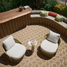 Millboard Modello Contour Golden Oak Decking Board 196 x 32 x 3600mm