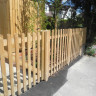 Round Top Picket Gate