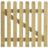 Round Top Picket Gate