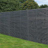Superior Anthracite Double Slatted Panel 180 x 180cm