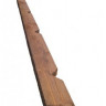 V-Notched Posts Brown