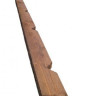 V-Notched Posts Brown
