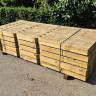 V-Notched Posts Green