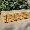 V-Notched Posts Green