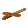 Wooden Pegs Brown